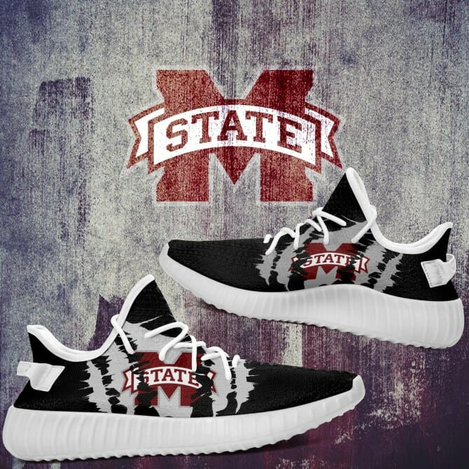 JWFancy Mississippi State Bulldogs Yeezy Boost Shoes For Men And Women