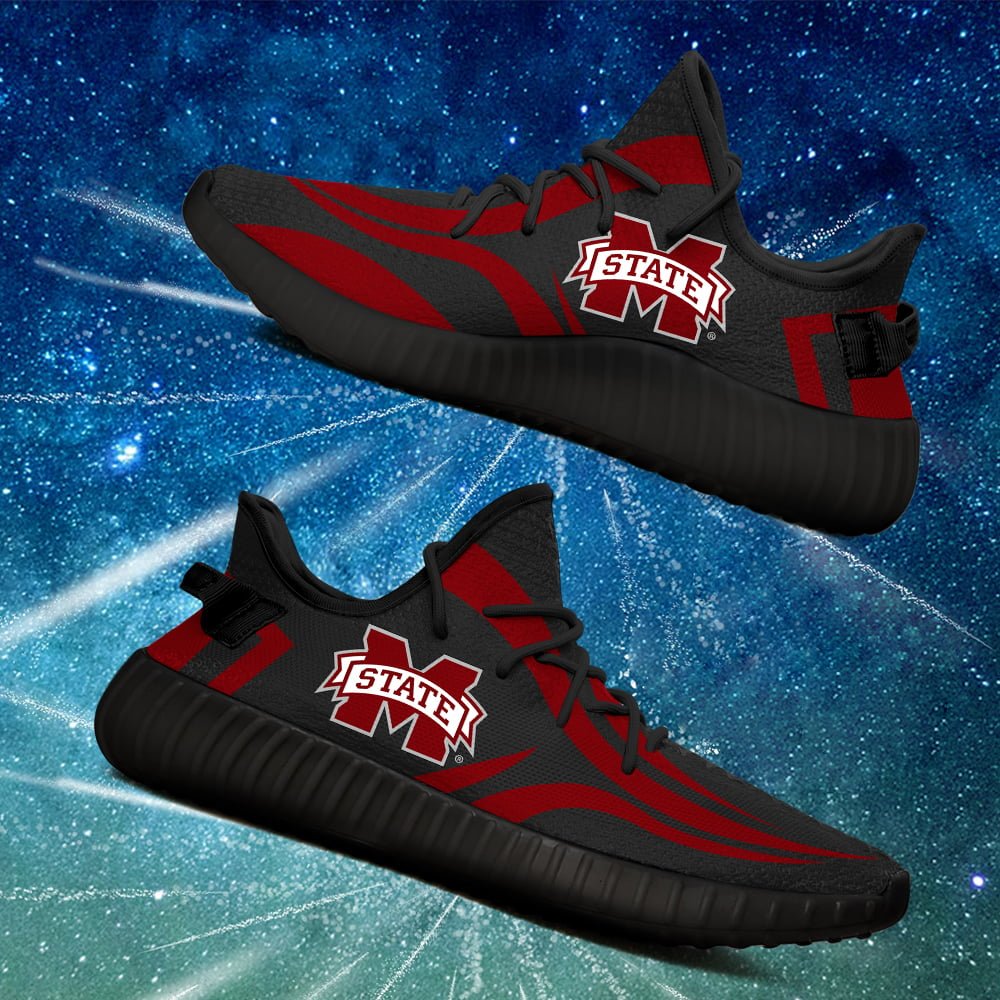 JWFancy Mississippi State Bulldogs Yeezy Boost Shoes For Men And Women