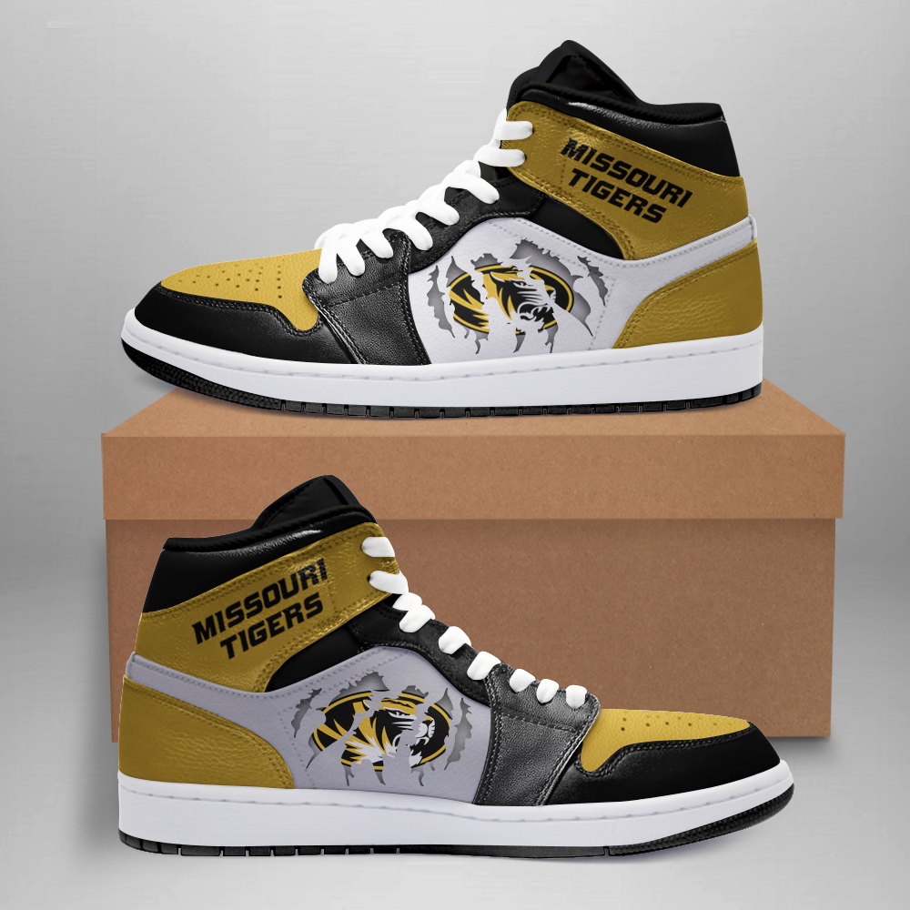 JWFancy Missouri Tigers AJ1 High Sneakers Shoes For Men And Women