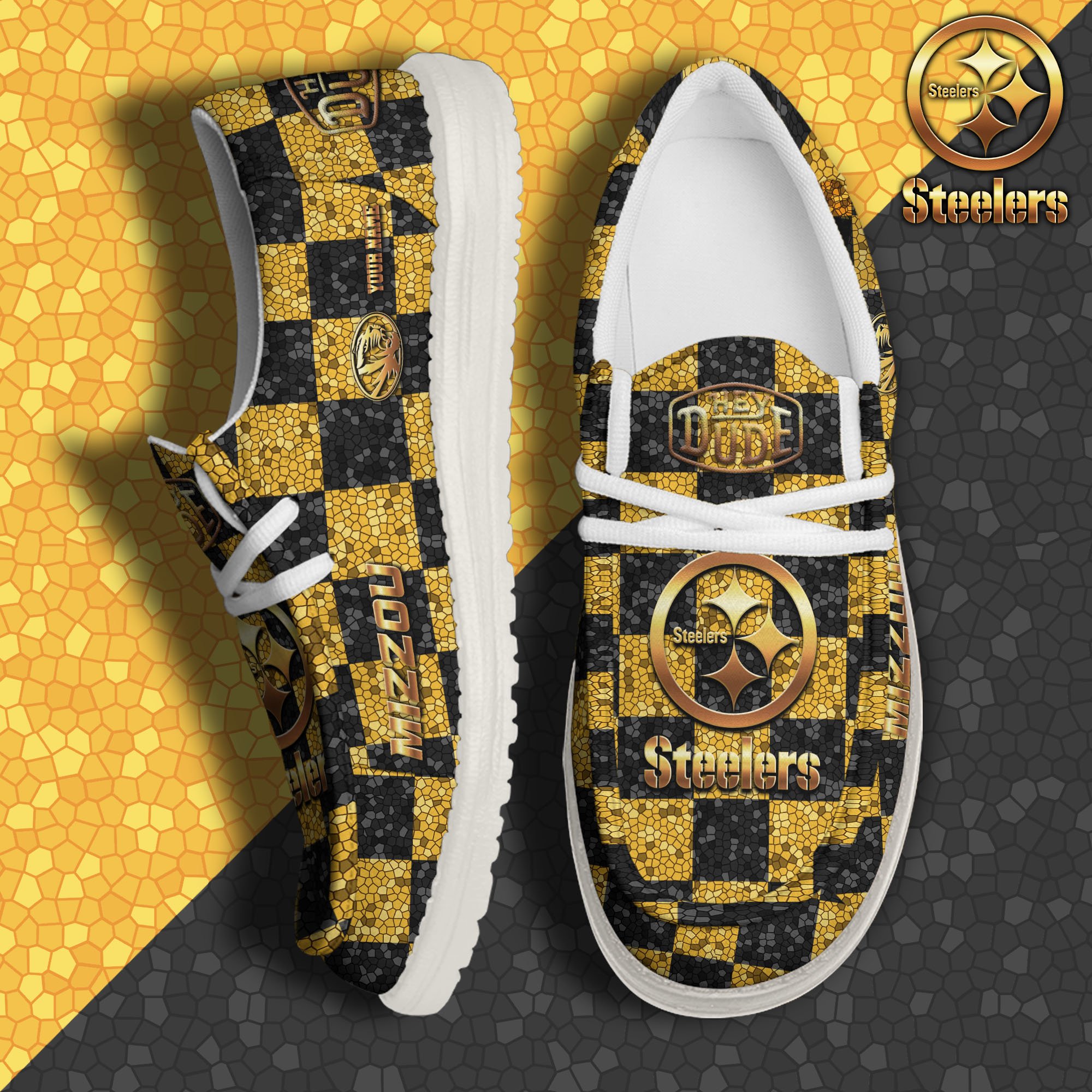 JWFancy Missouri Tigers Hey Dude Shoes Wally Men's Lace Up Loafers Comfortable For Men And Women