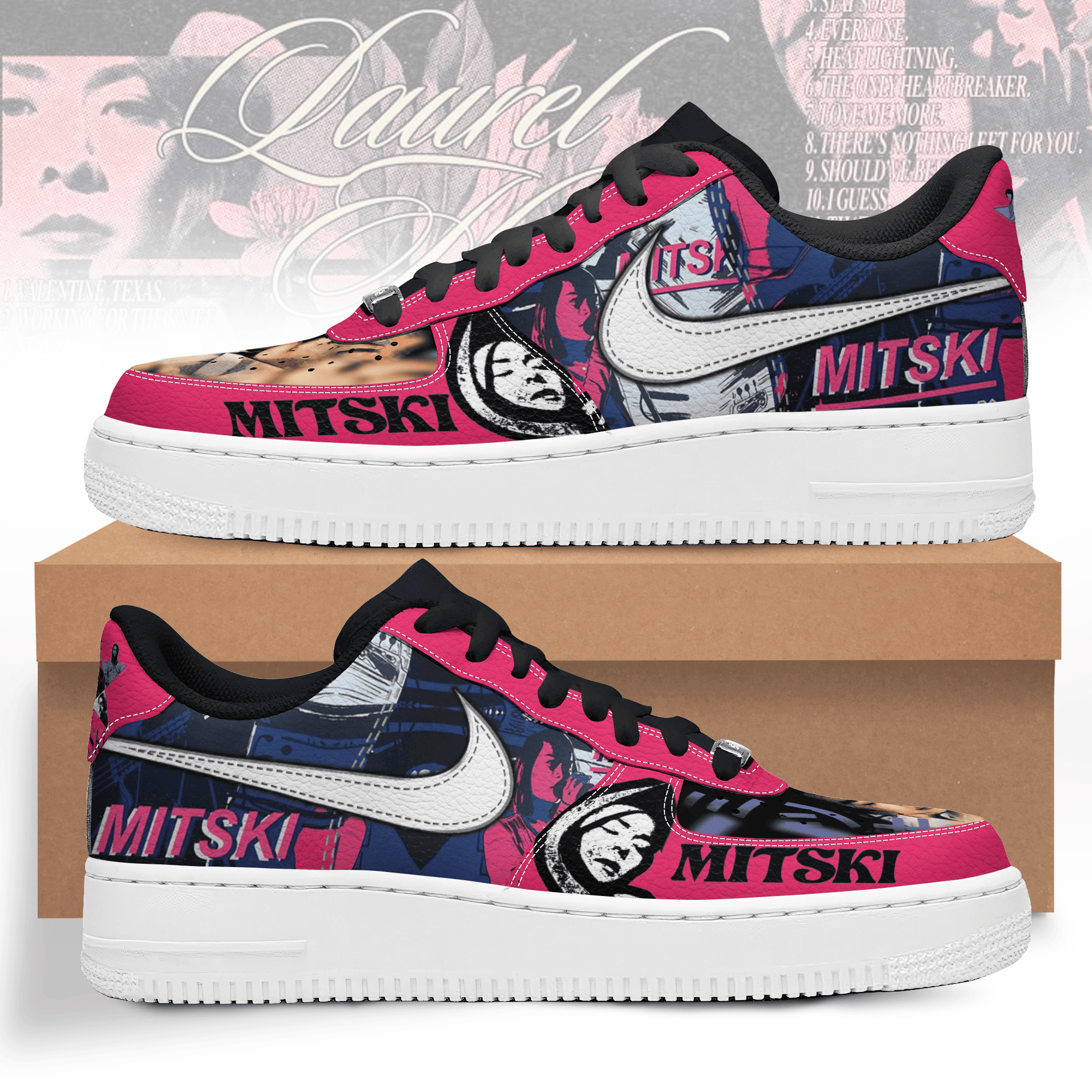 JWFancy Mitski Air Low-Top Sneakers Shoes For Men And Women