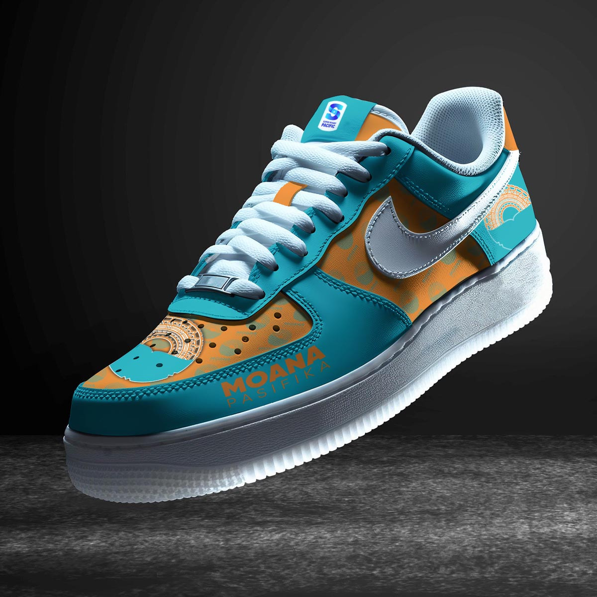 JWFancy Moana Pasifika Air Low-Top Sneakers Shoes For Men And Women