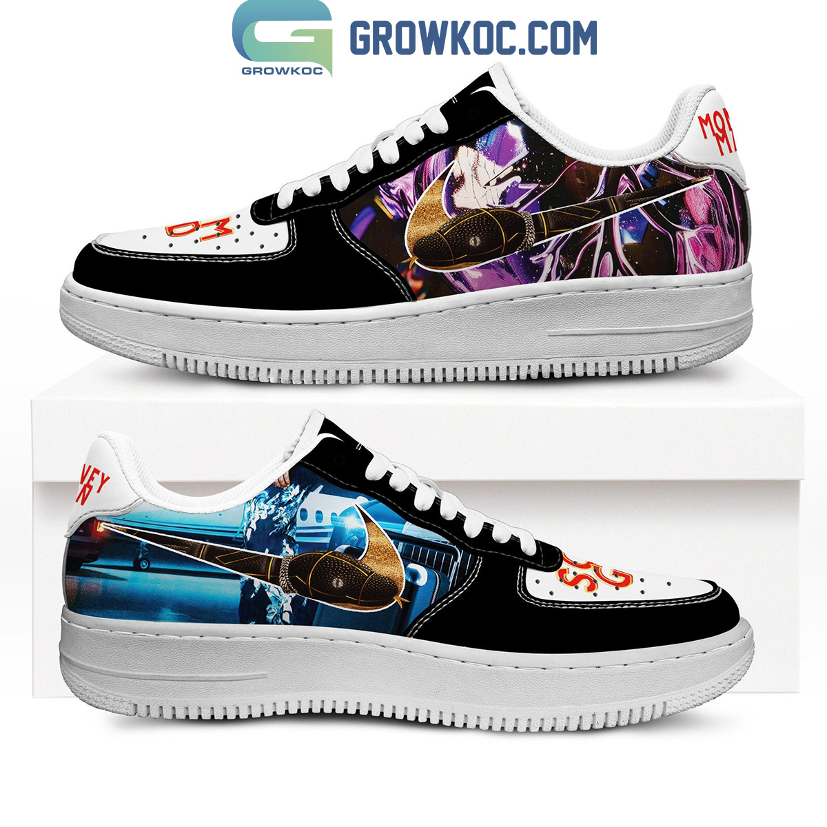 JWFancy Money Man Air Low-Top Sneakers Shoes For Men And Women