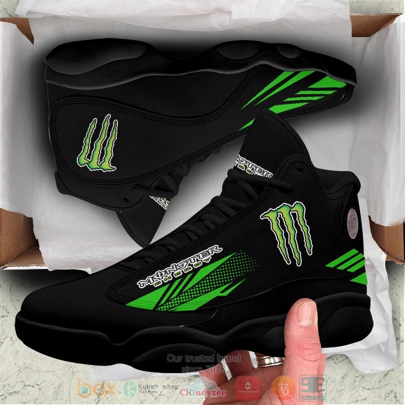 JWFancy Monster Energy AJ13 Sneakers Shoes For Men And Women
