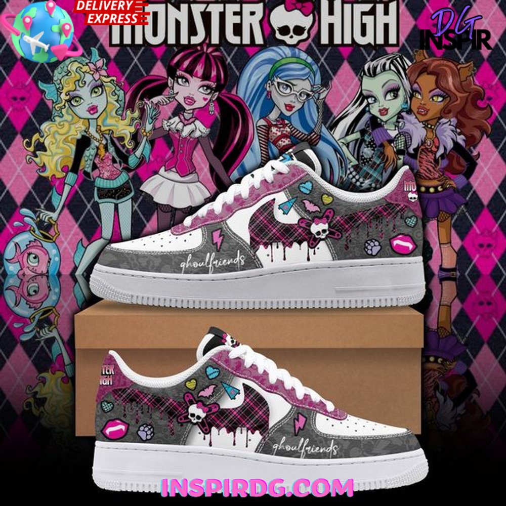 JWFancy Monster High Air Low-Top Sneakers Shoes For Men And Women