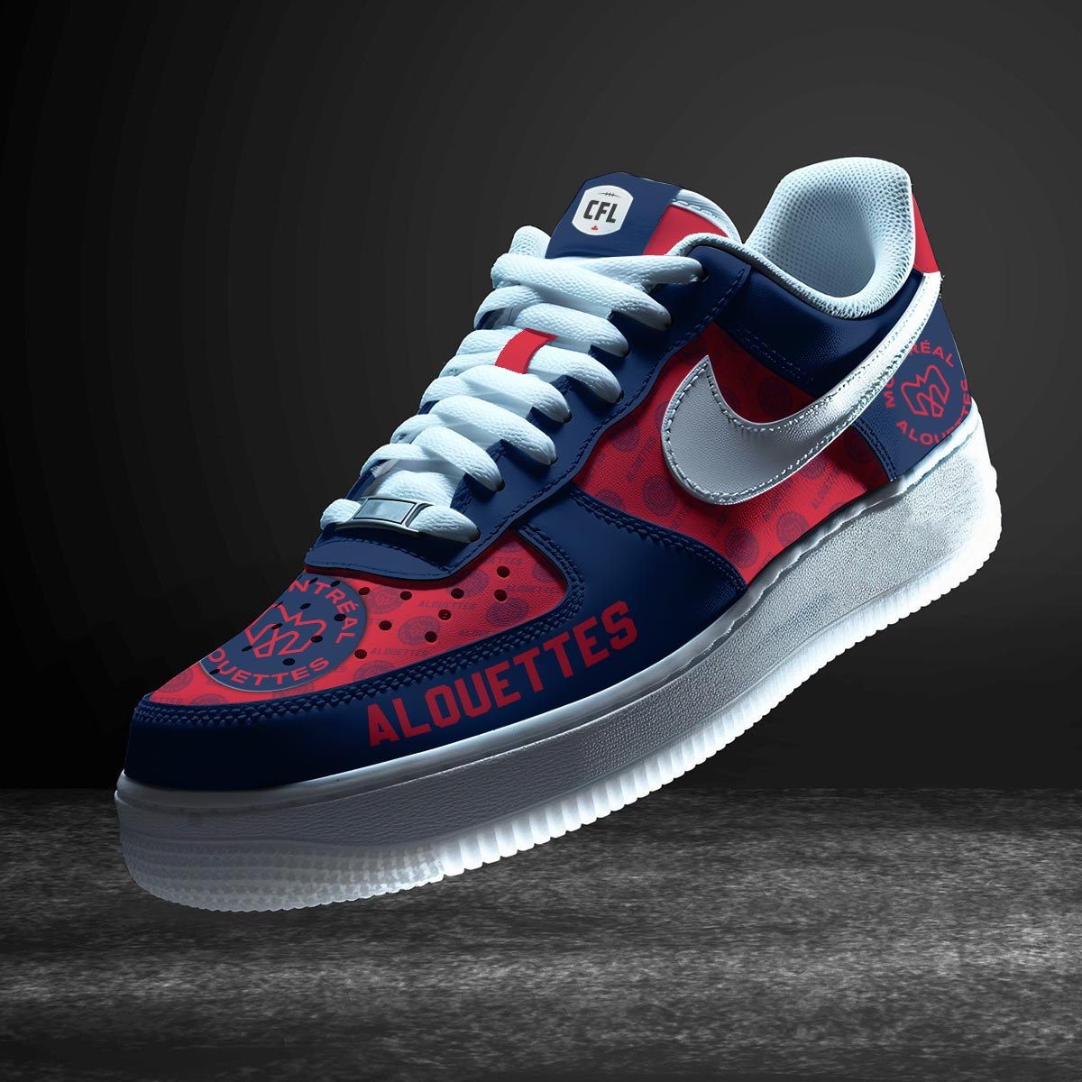 JWFancy Montreal Alouettes Air Low-Top Sneakers Shoes For Men And Women