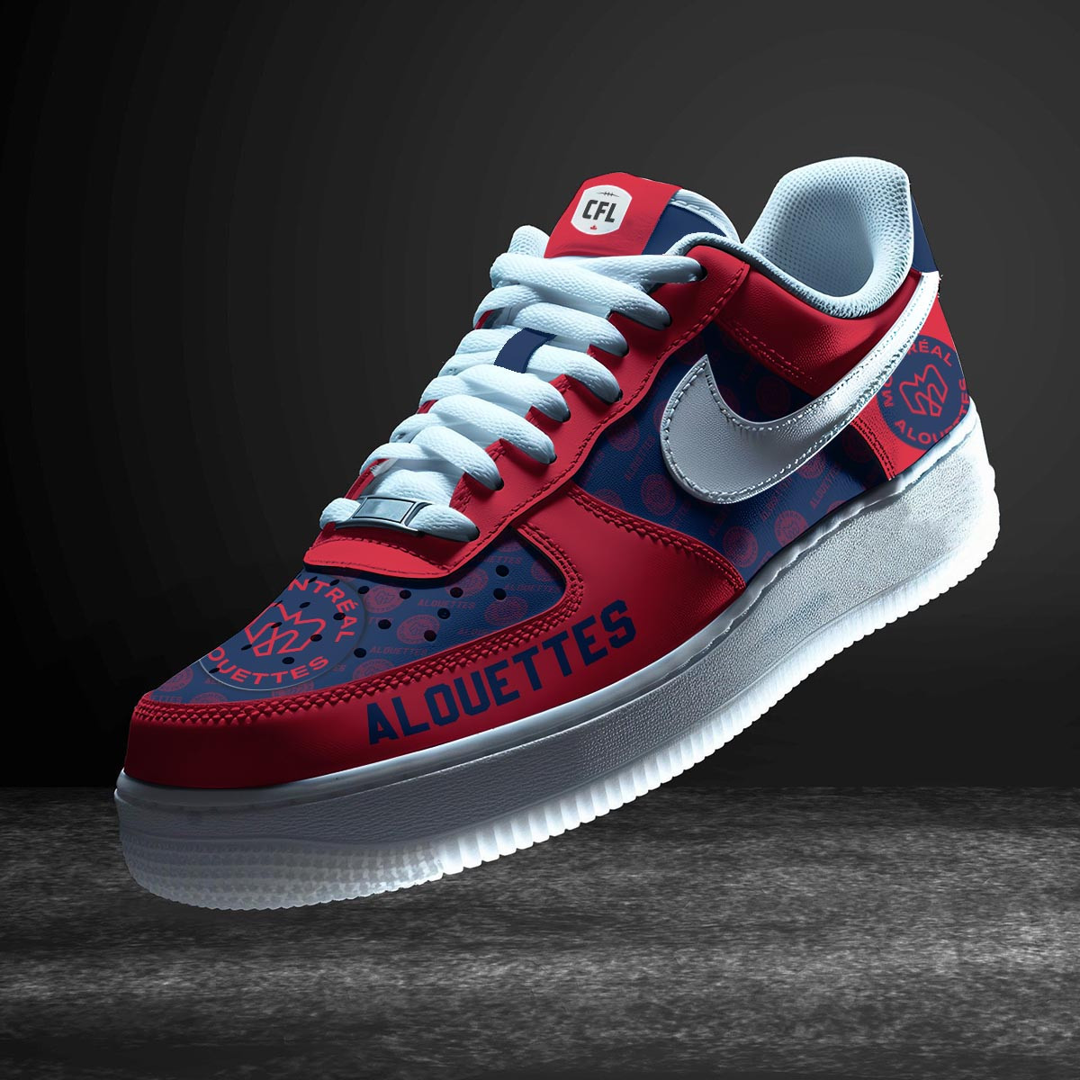 JWFancy Montreal Alouettes Air Low-Top Sneakers Shoes For Men And Women