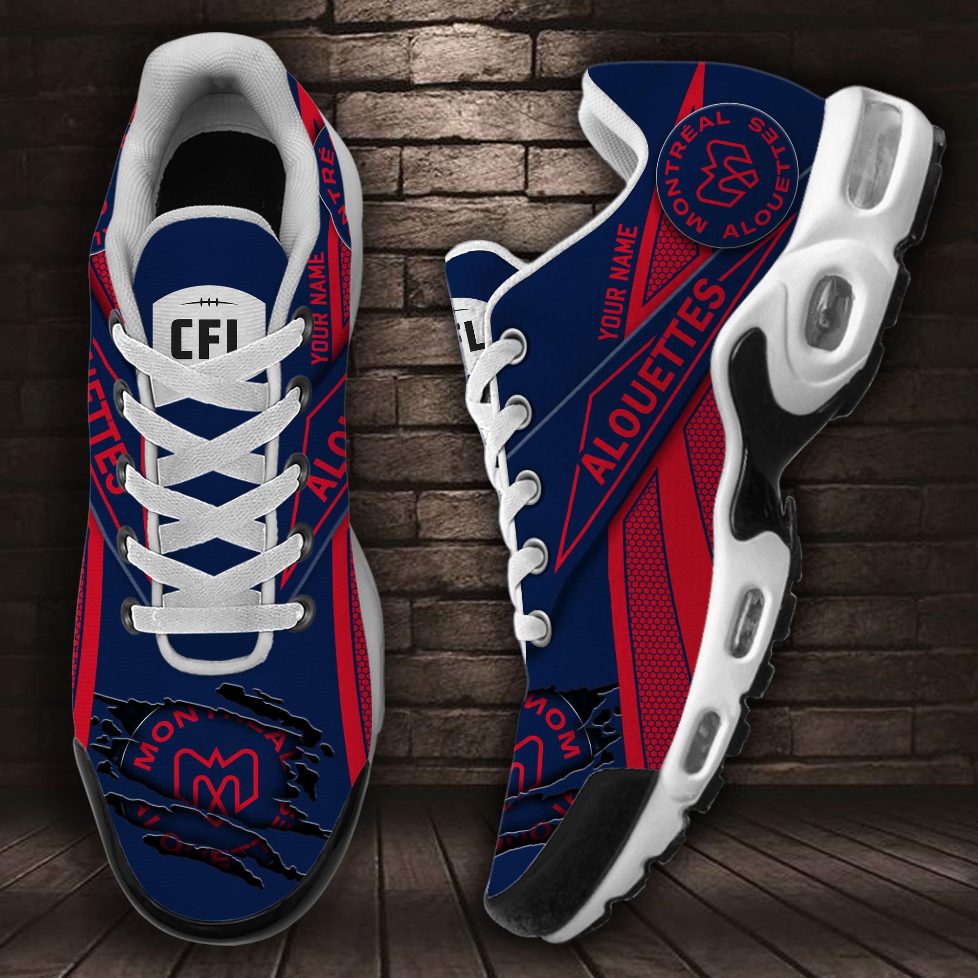 JWFancy Montreal Alouettes TN Shoes Sneakers For Men And Women