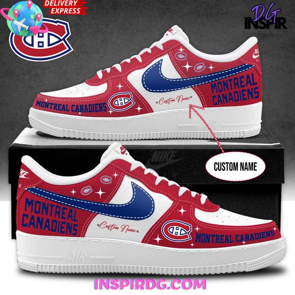 JWFancy Montreal Canadiens Air Low-Top Sneakers Shoes For Men And Women