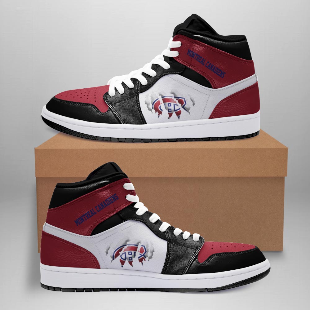 JWFancy Montreal Canadiens AJ1 High Sneakers Shoes For Men And Women