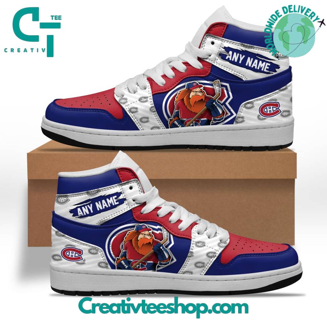 JWFancy Montreal Canadiens AJ1 High Sneakers Shoes For Men And Women