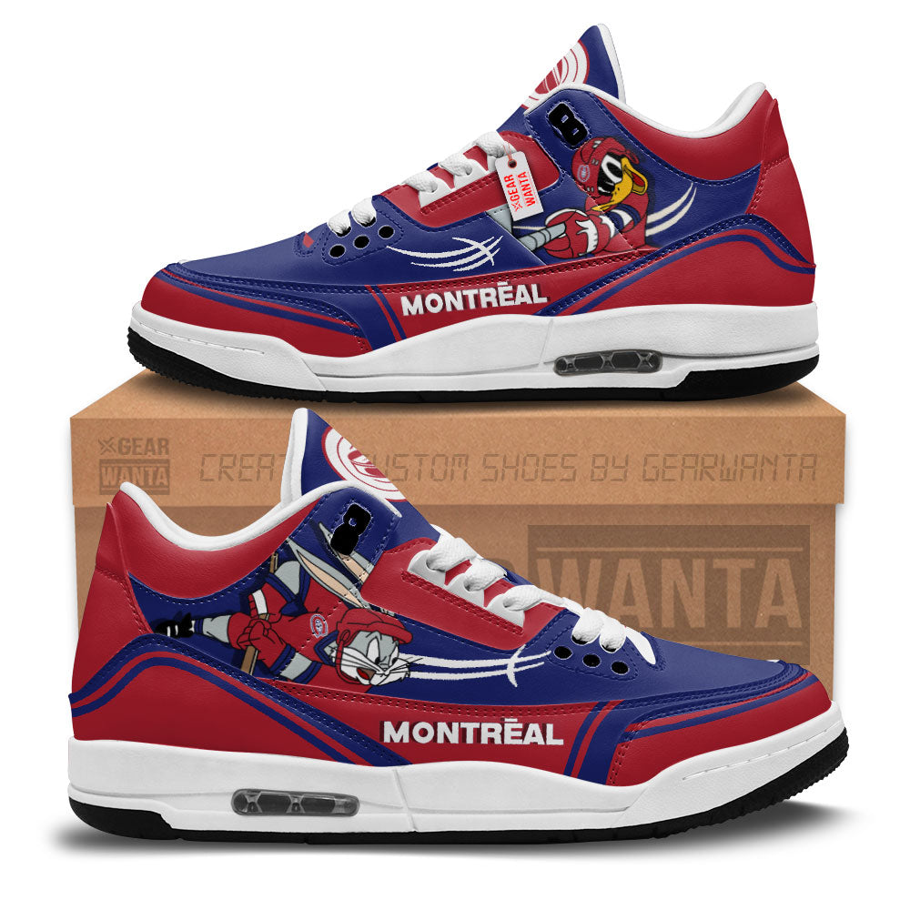 JWFancy Montreal Canadiens AJ3 Sneakers Shoes For Men And Women