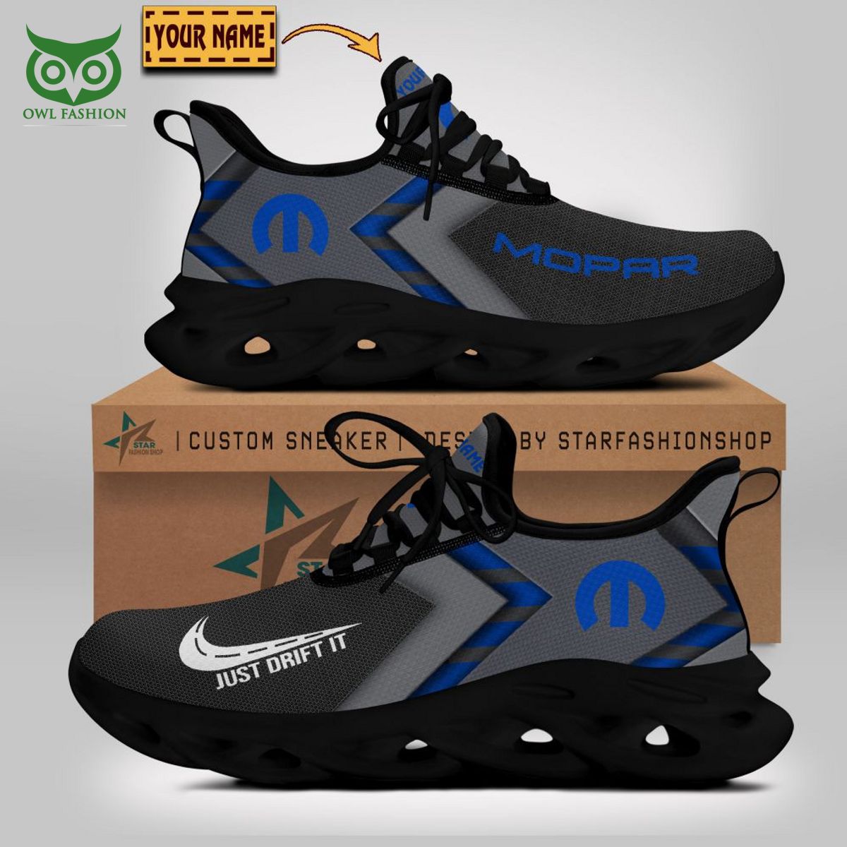 JWFancy Mopar Automobile Brand Max Soul Shoes Sneakers For Men And Women