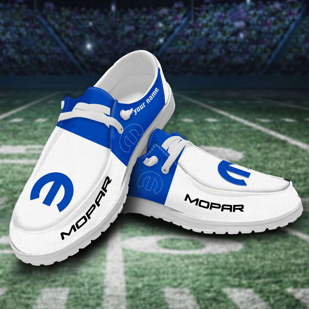JWFancy Mopar Hey Dude Shoes Wally Men's Lace Up Loafers Comfortable For Men And Women