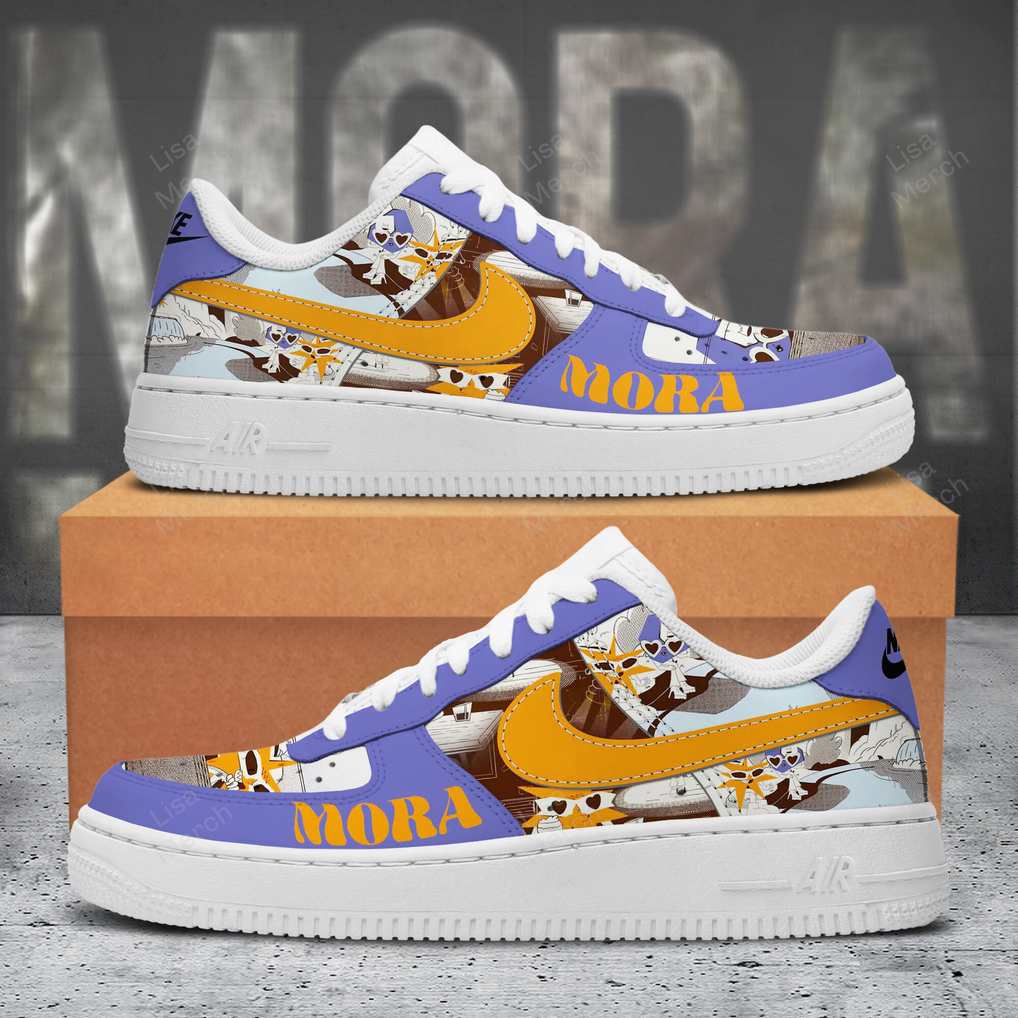 JWFancy Mora Air Low-Top Sneakers Shoes For Men And Women