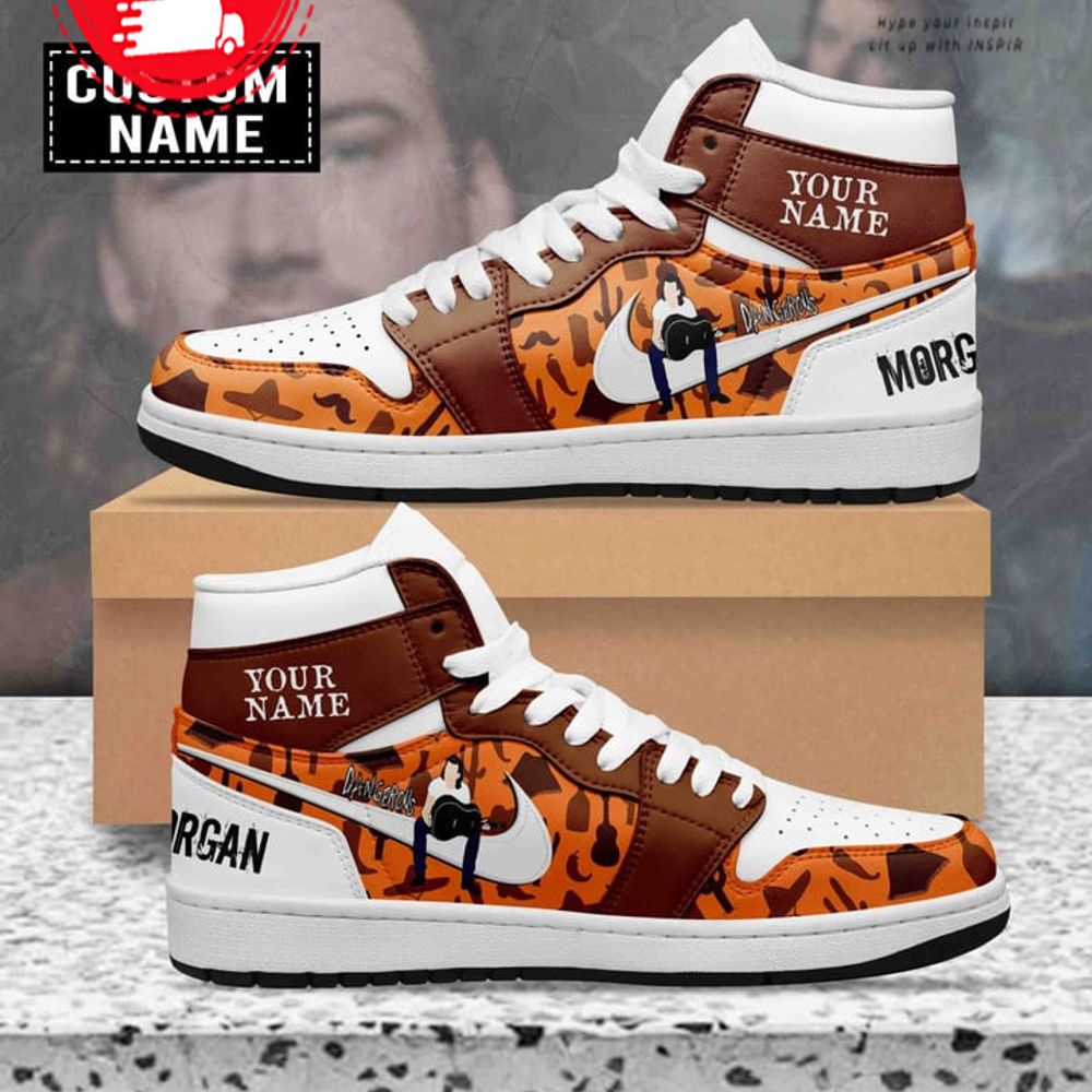 JWFancy Morgan Wallen AJ1 High Sneakers Shoes For Men And Women