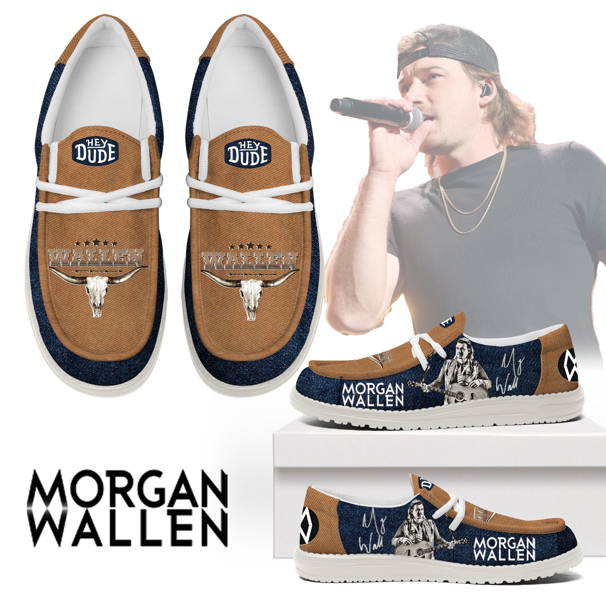JWFancy Morgan Wallen – Custom Name Hey Dude