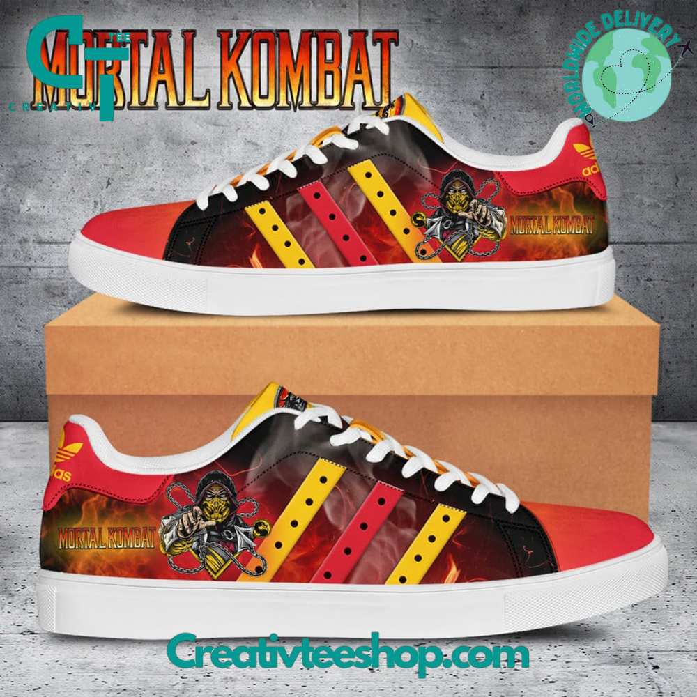 JWFancy Mortal Kombat Scorpion Skate Stan Shoes Sneakes For Men And Women