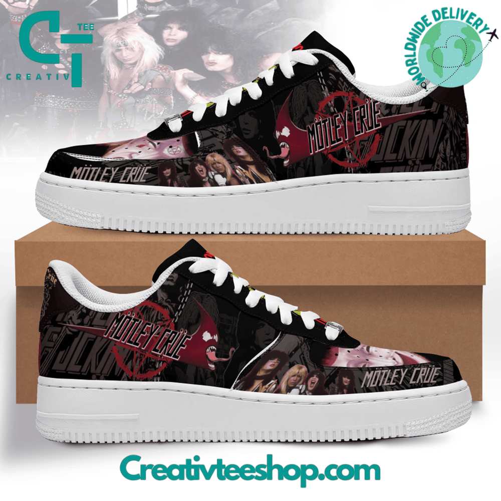 JWFancy Motley Crue Air Low-Top Sneakers Shoes For Men And Women