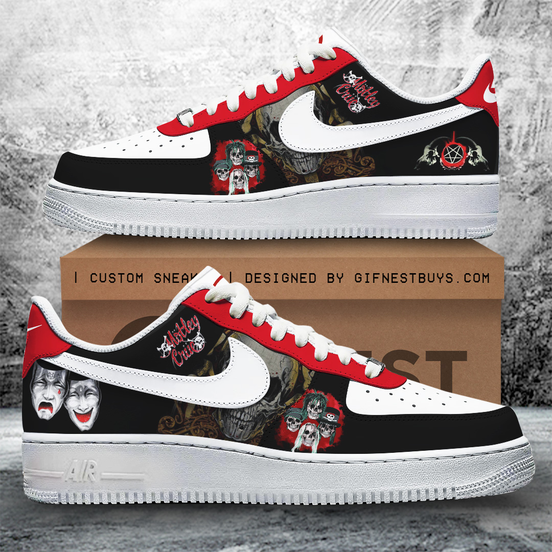 JWFancy Motley Crue Air Low-Top Sneakers Shoes For Men And Women