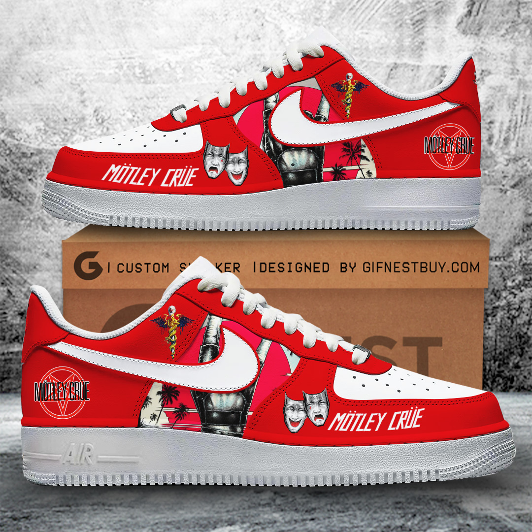 JWFancy Motley Crue Air Low-Top Sneakers Shoes For Men And Women