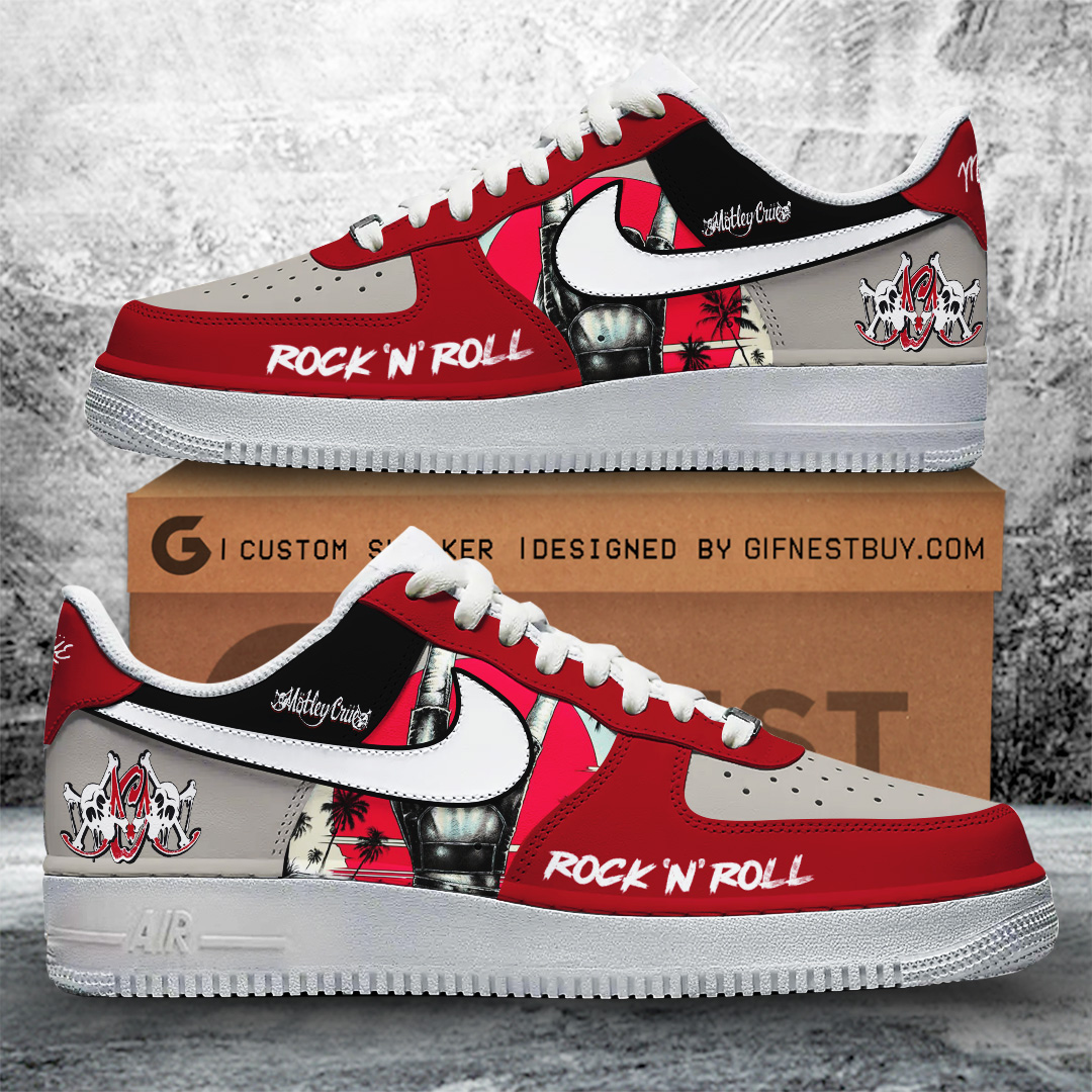 JWFancy Motley Crue Air Low-Top Sneakers Shoes For Men And Women