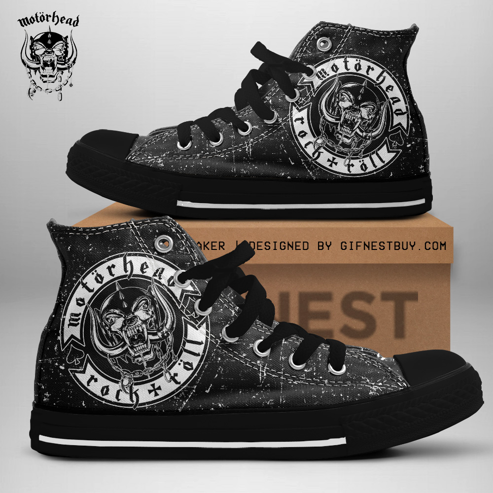 JWFancy Motorhead High Top Canvas Sneakers Shoes For Men And Women