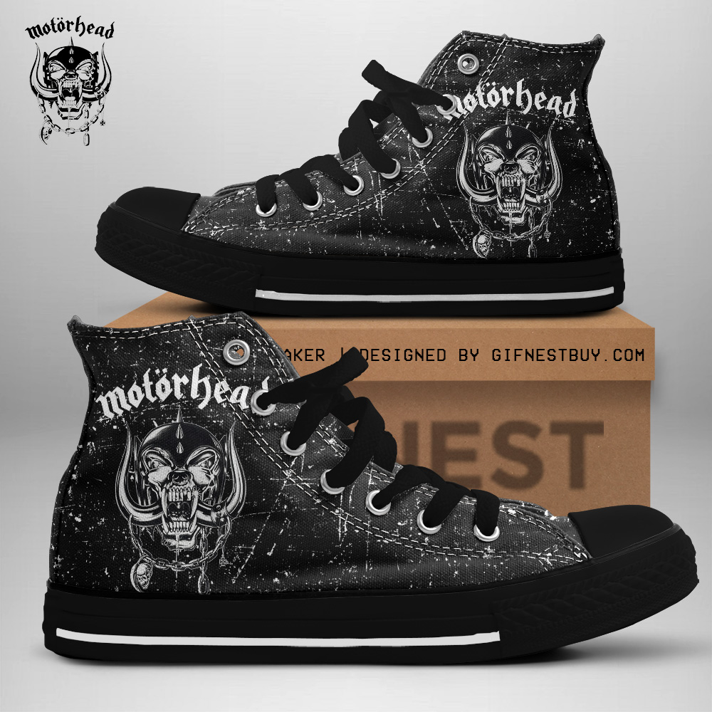 JWFancy Motorhead High Top Canvas Sneakers Shoes For Men And Women