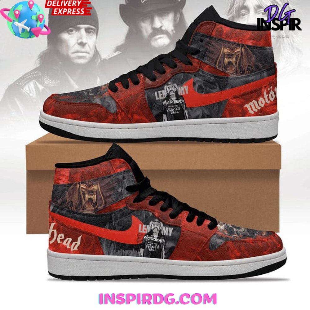 JWFancy Motörhead Lemmy Rock and Roll AJ1 High Sneakers Shoes For Men And Women