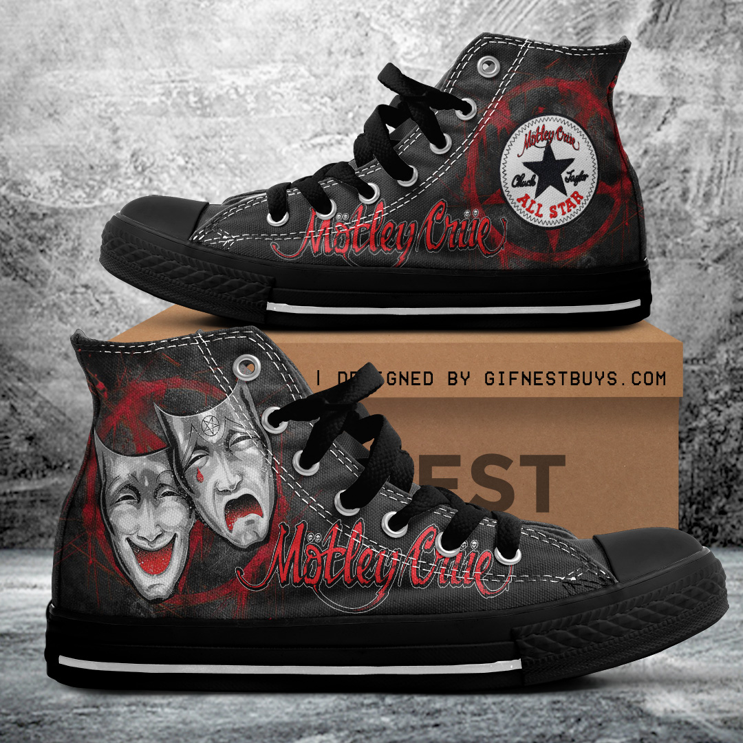 JWFancy Mötley Crüe High Top Canvas Sneakers Shoes For Men And Women