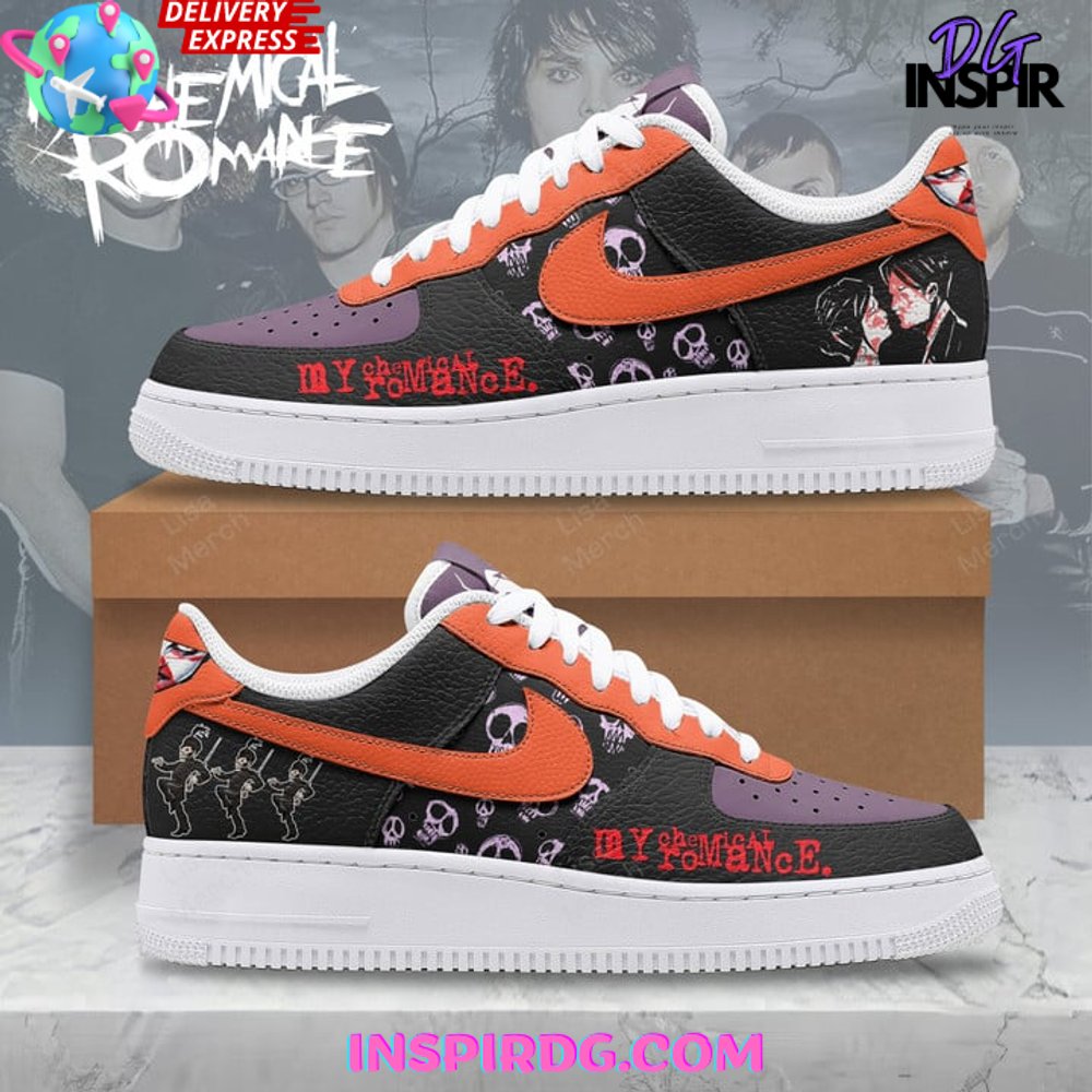 JWFancy My Chemical Romance Air Low-Top Sneakers Shoes For Men And Women