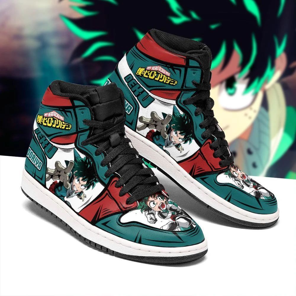 JWFancy My Hero Academia AJ1 High Sneakers Shoes For Men And Women