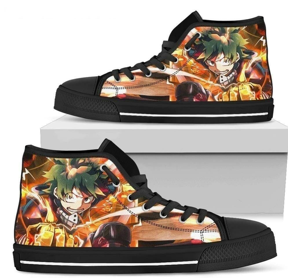 JWFancy My hero academia High Top Canvas Sneakers Shoes For Men And Women
