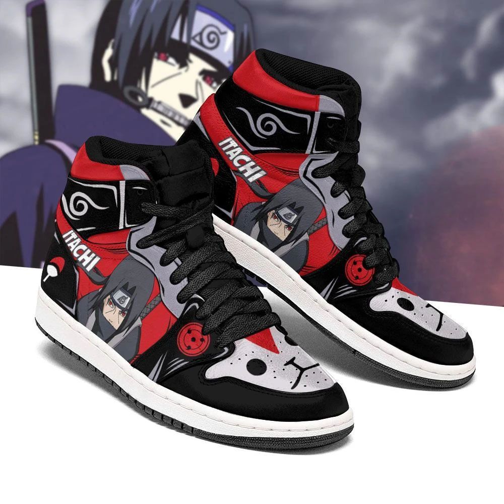 JWFancy Naruto AJ1 High Sneakers Shoes For Men And Women