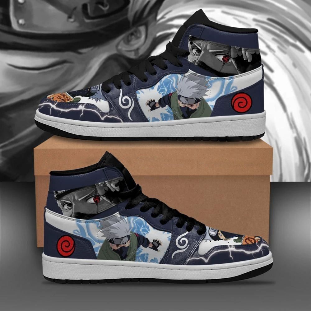 JWFancy Naruto AJ1 High Sneakers Shoes For Men And Women