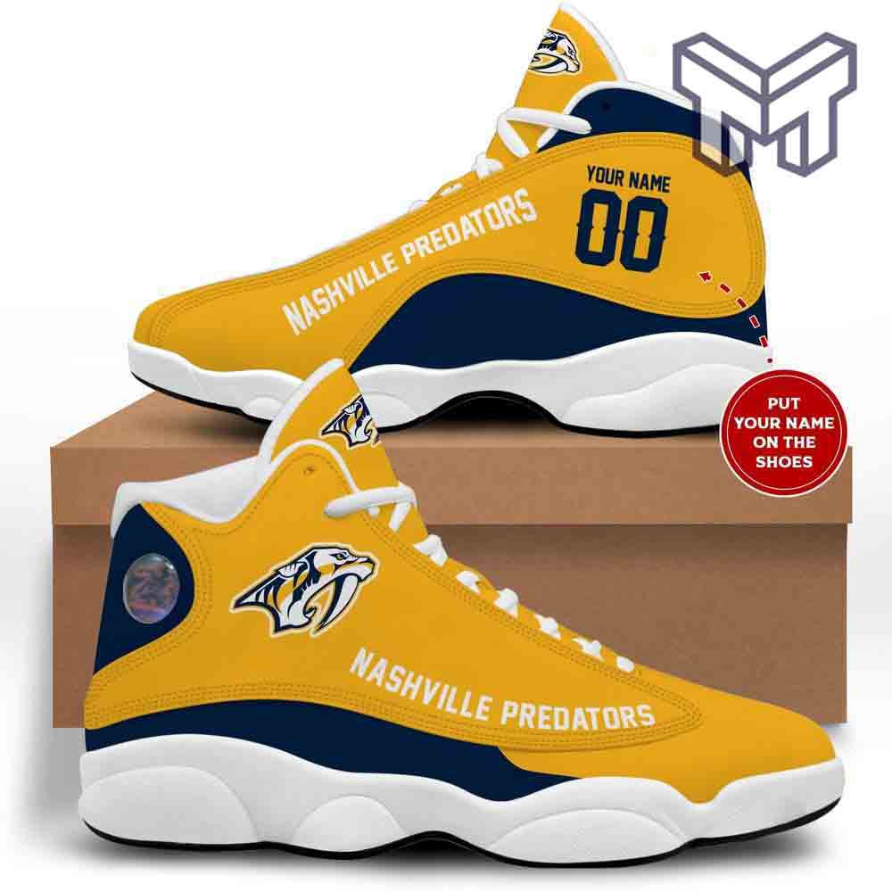 JWFancy Nashville Predators AJ13 Sneakers Shoes For Men And Women