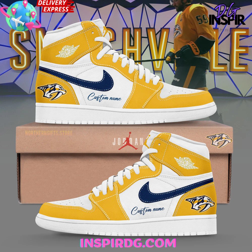 JWFancy Nashville Predators High Sneakers Shoes For Men And Women