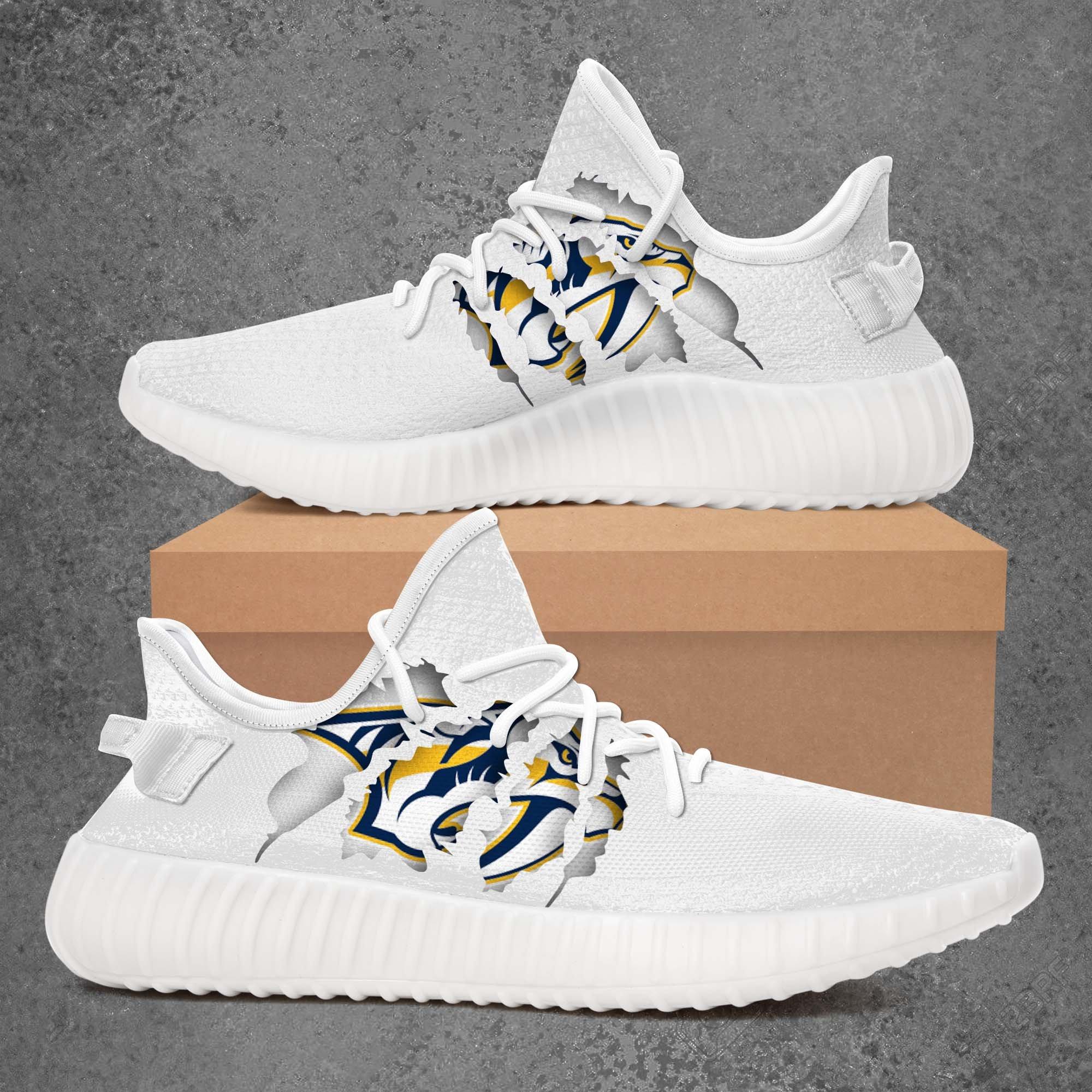 JWFancy Nashville Predators Yeezy Boost Shoes For Men And Women
