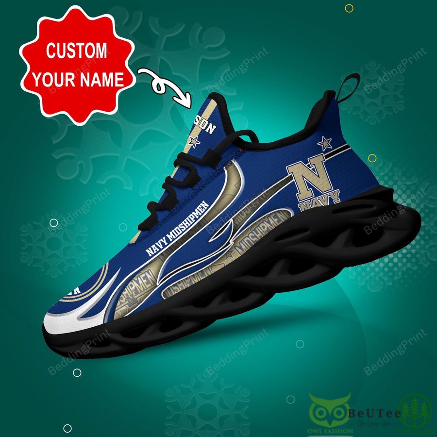 JWFancy Navy Midshipmen Max Soul Shoes Sneakers For Men And Women