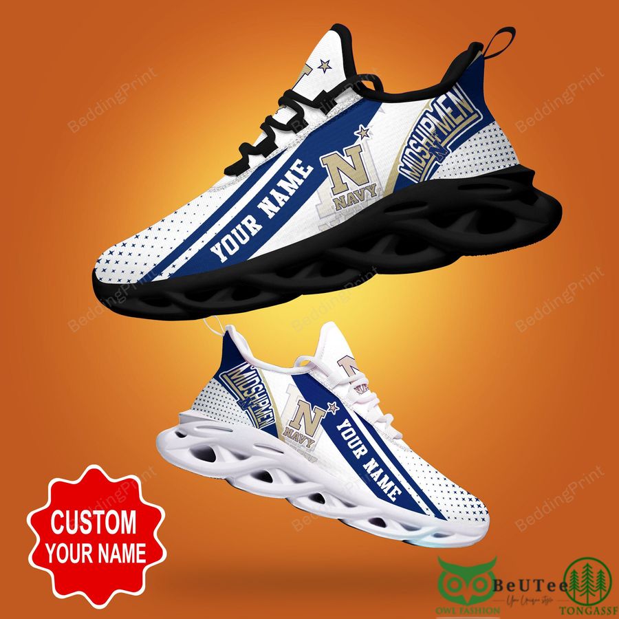 JWFancy Navy Midshipmen Max Soul Shoes Sneakers For Men And Women