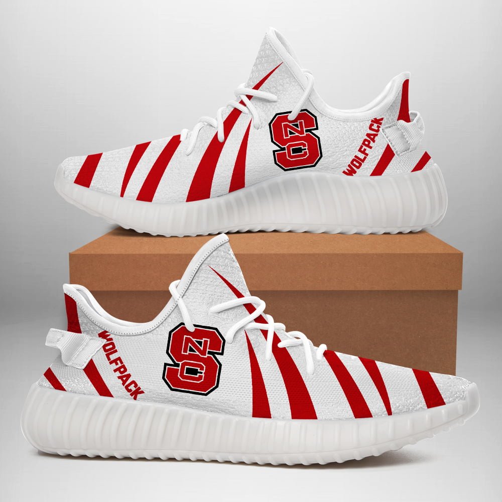 JWFancy NC State Wolfpack Yeezy Boost Shoes For Men And Women