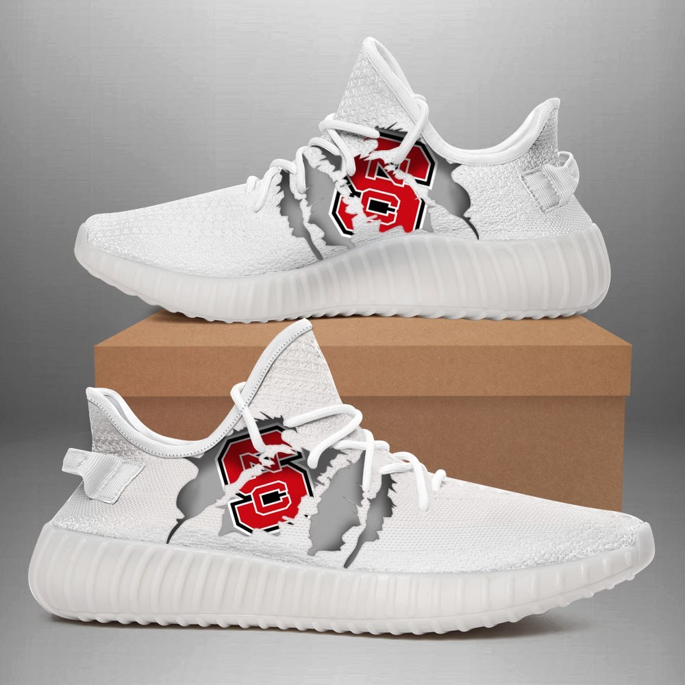 JWFancy NC State Wolfpack Yeezy Boost Shoes For Men And Women