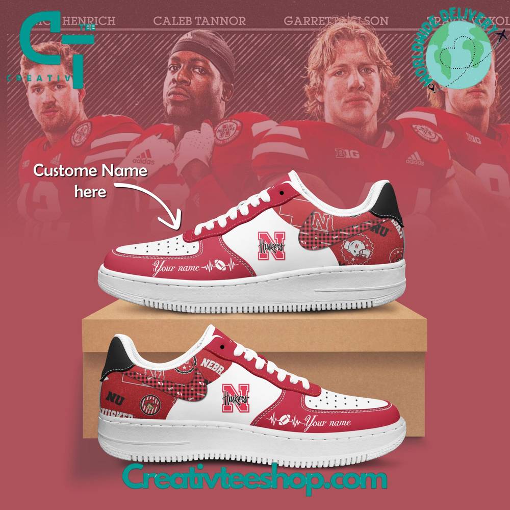 JWFancy Nebraska Cornhuskers Air Low-Top Sneakers Shoes For Men And Women