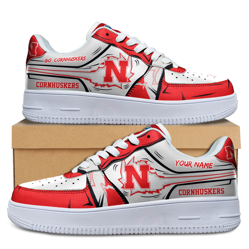 JWFancy Nebraska Cornhuskers Air Low-Top Sneakers Shoes For Men And Women