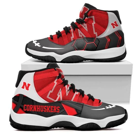 JWFancy Nebraska Cornhuskers AJ13 Sneakers Shoes For Men And Women