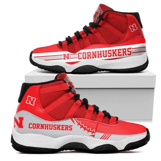 JWFancy Nebraska Cornhuskers AJ13 Sneakers Shoes For Men And Women
