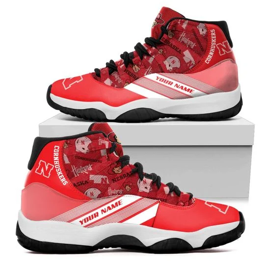 JWFancy Nebraska Cornhuskers AJ13 Sneakers Shoes For Men And Women