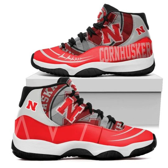 JWFancy Nebraska Cornhuskers AJ13 Sneakers Shoes For Men And Women