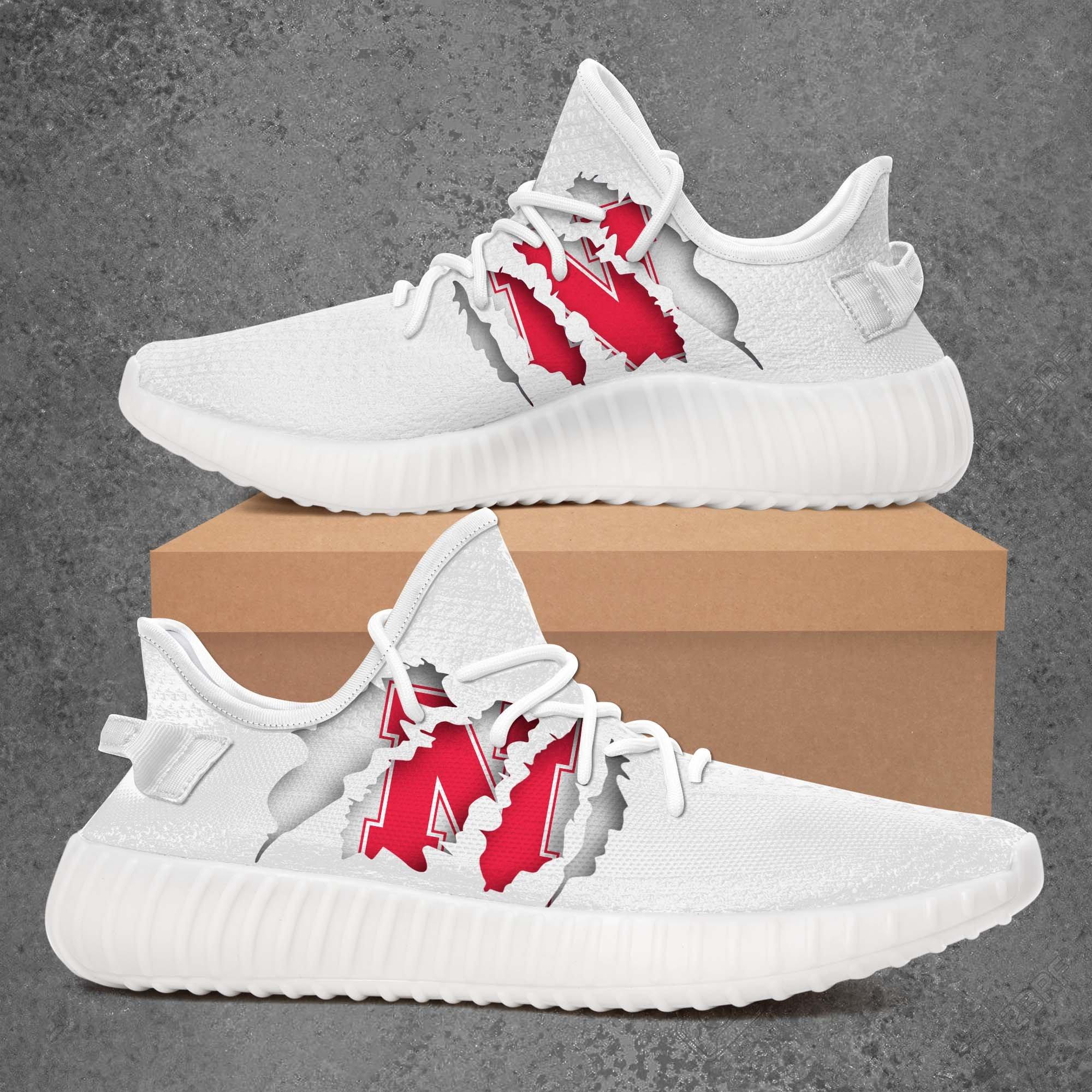 JWFancy Nebraska Cornhuskers Yeezy Boost Shoes For Men And Women