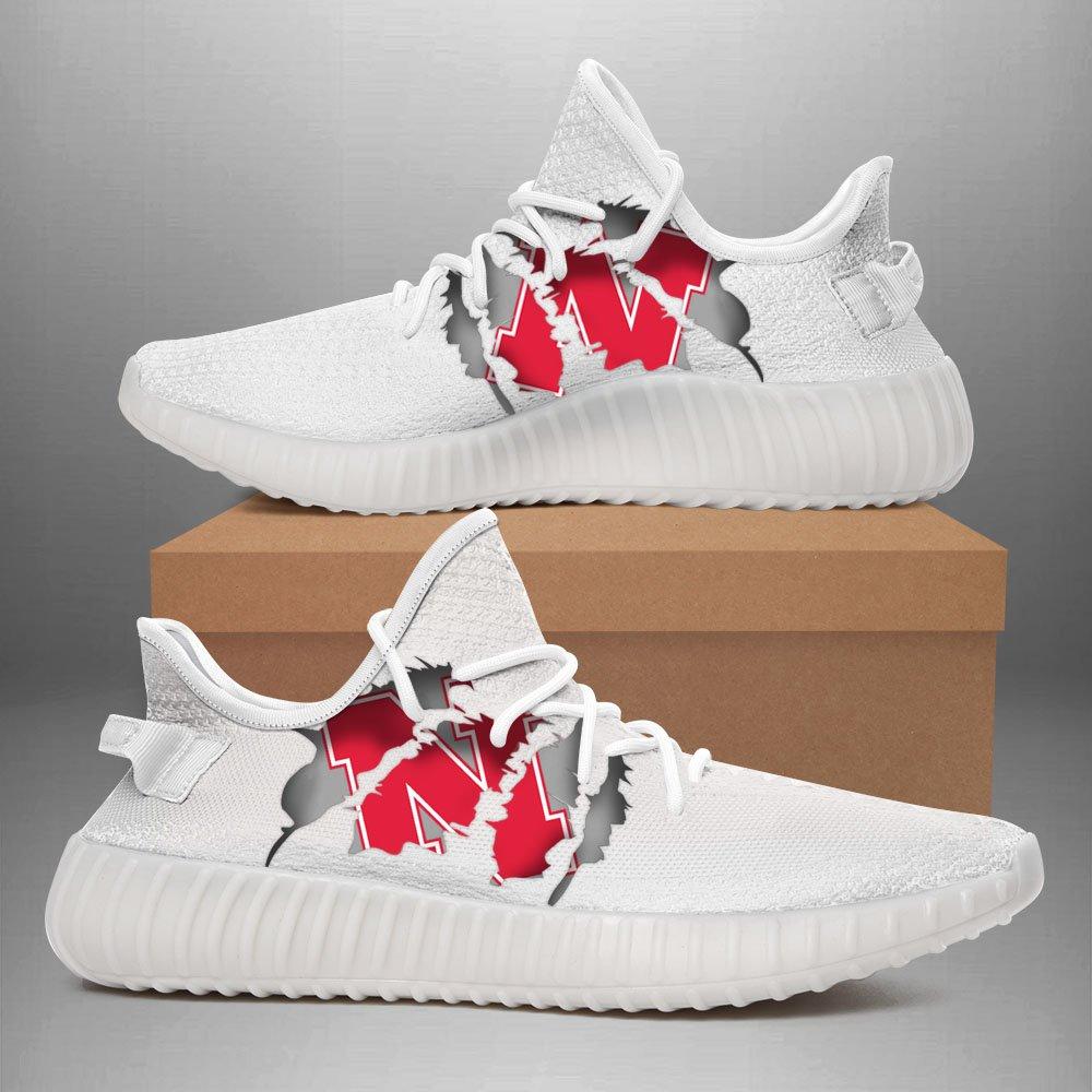 JWFancy Nebraska Cornhuskers Yeezy Boost Shoes For Men And Women